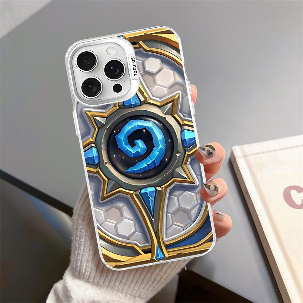 

Game H-Hearthstones Phone Case For iPhone 16 15 14 13 12 11 Pro Max X XR XSMAX Matte Shockproof Back Cover iPhone 11