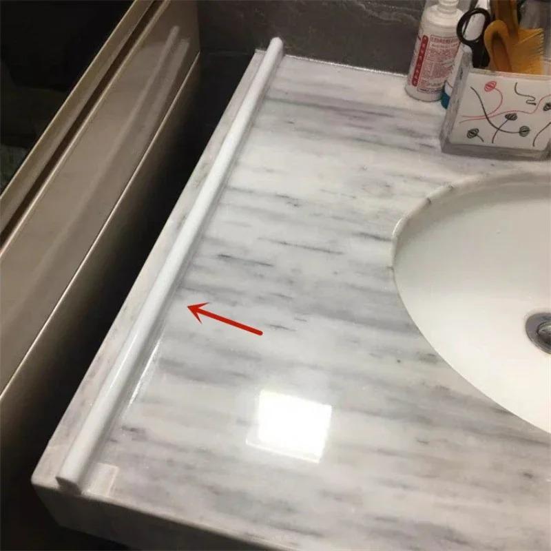 1PC 2m/78.74inch Water Retaining Strip Bathroom Sealing Stopper Shower Dam Retaining Non-slip Dry And Wet Separation Flood Barri