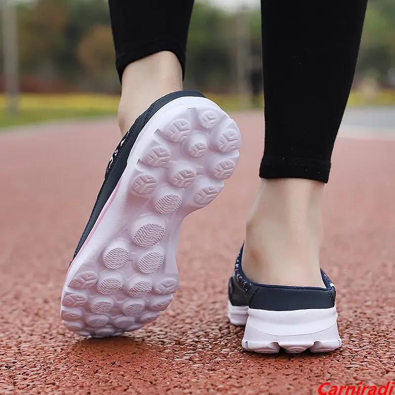 High Quality Breathable Casual Sports Shoes Women Comfortable Soft Flat Home Slippers Ladies Outdoor House Fashion Walking Shoes
