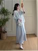 Elegantes Sommer-Umstandskleid 2026 im chinesischen Stil mit geprägtem Sonnenschutz