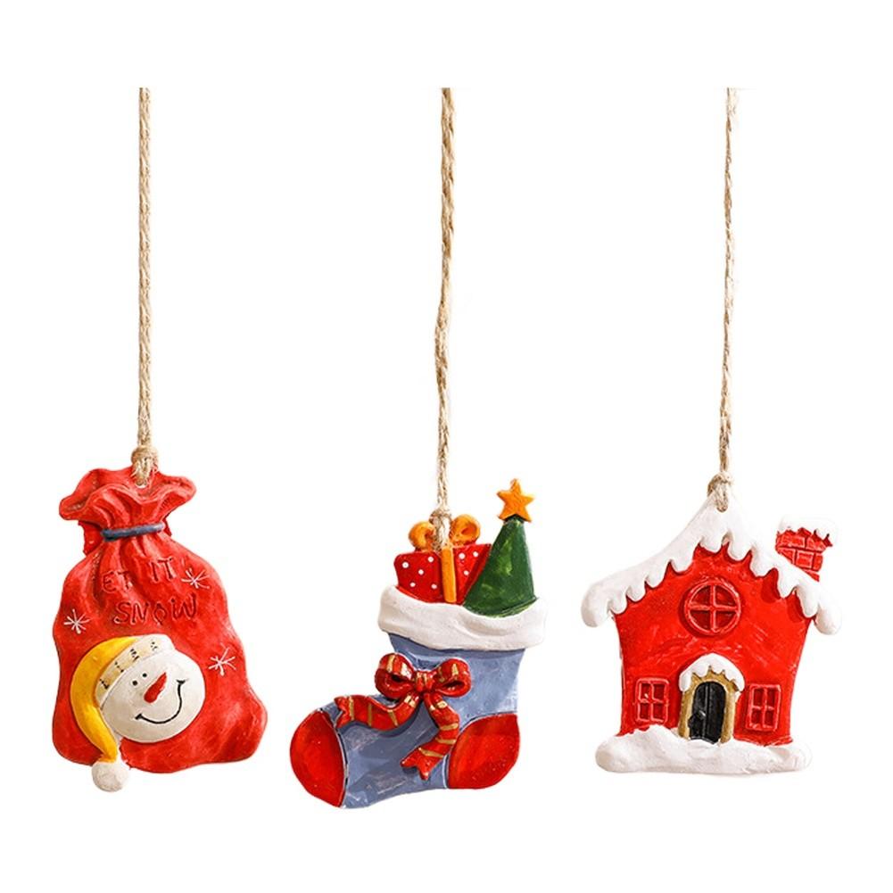 

Family-friendly Gifts Christmas Tree Decorations Resin Ornaments Combined One