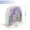 Christmas Acrylic Napkin Holder Diamond Painting Kit DIY 5D Diamond Art Painting Paper Towel Holder Kit Christmas Decorations
