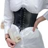 Pu Leather Corset Belt Elastic Punk Gothic Wide Belt Women'S Shirt Dress Belt Breathable Female Cummerbund For Daily Wear Dates