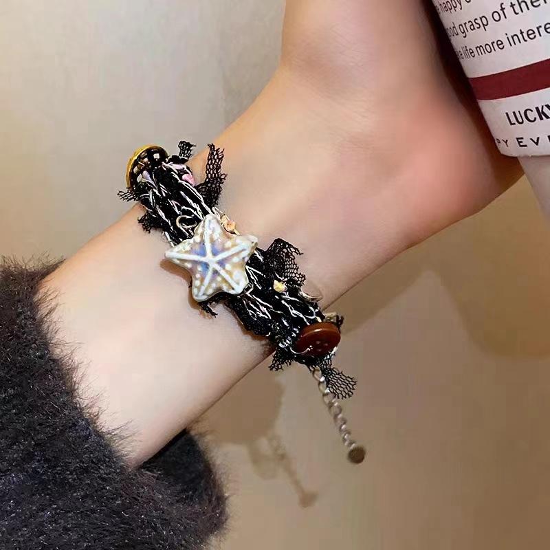 Unique Handcrafted Turquoise Alloy Bracelet Delightful Cute Style Women For