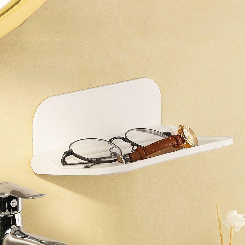 Foldable Storage Rack Wall-mounted Folding Board Bathroom Storage Clothes Toilet Storage Wall-mounted Punch-free Rack