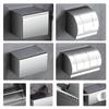 304 Stainless Steel Bathroom Tissue Box Wall Mounted Toilet Paper Holder Use Draw Tissue Box Storage Rack No Drilling Required