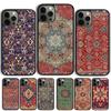 Persian Carpet Floral Pattern Phone Case For iPhone 17 Air 13 12 14 15 16 Cover For Apple Pro Max Plus Coque