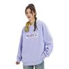 LiNing Printed Logo Sweatshirt Women Tops Purple AWDT020-4