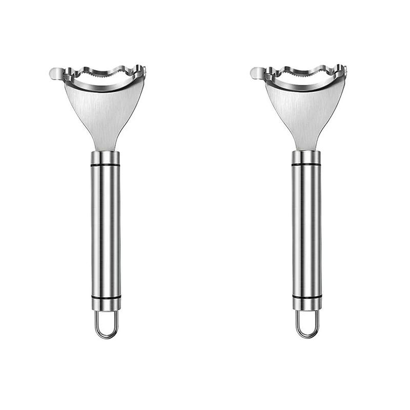 Multi-Function Paring Knife with Manual Corn Sheller - Stainless Steel Melon and Fruit Planer Potato Peeler and Vegetable Tool