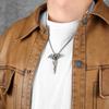 Dragon Slaying Sword Men Necklaces Stainless Steel Pendant Chain Women Punk Fashion Jewelry New Accessories Gifts