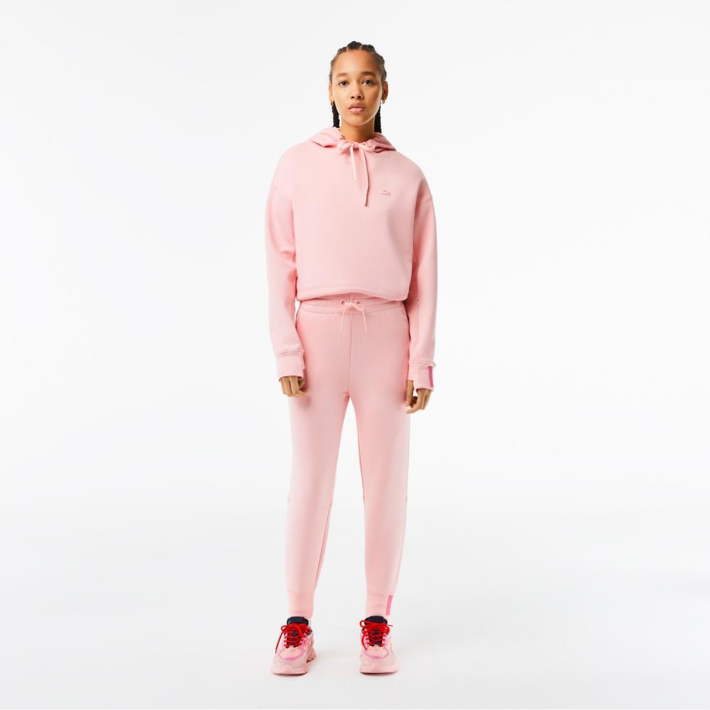 

Женские брюки-джоггеры LACOSTE Active Basic светло-розовые