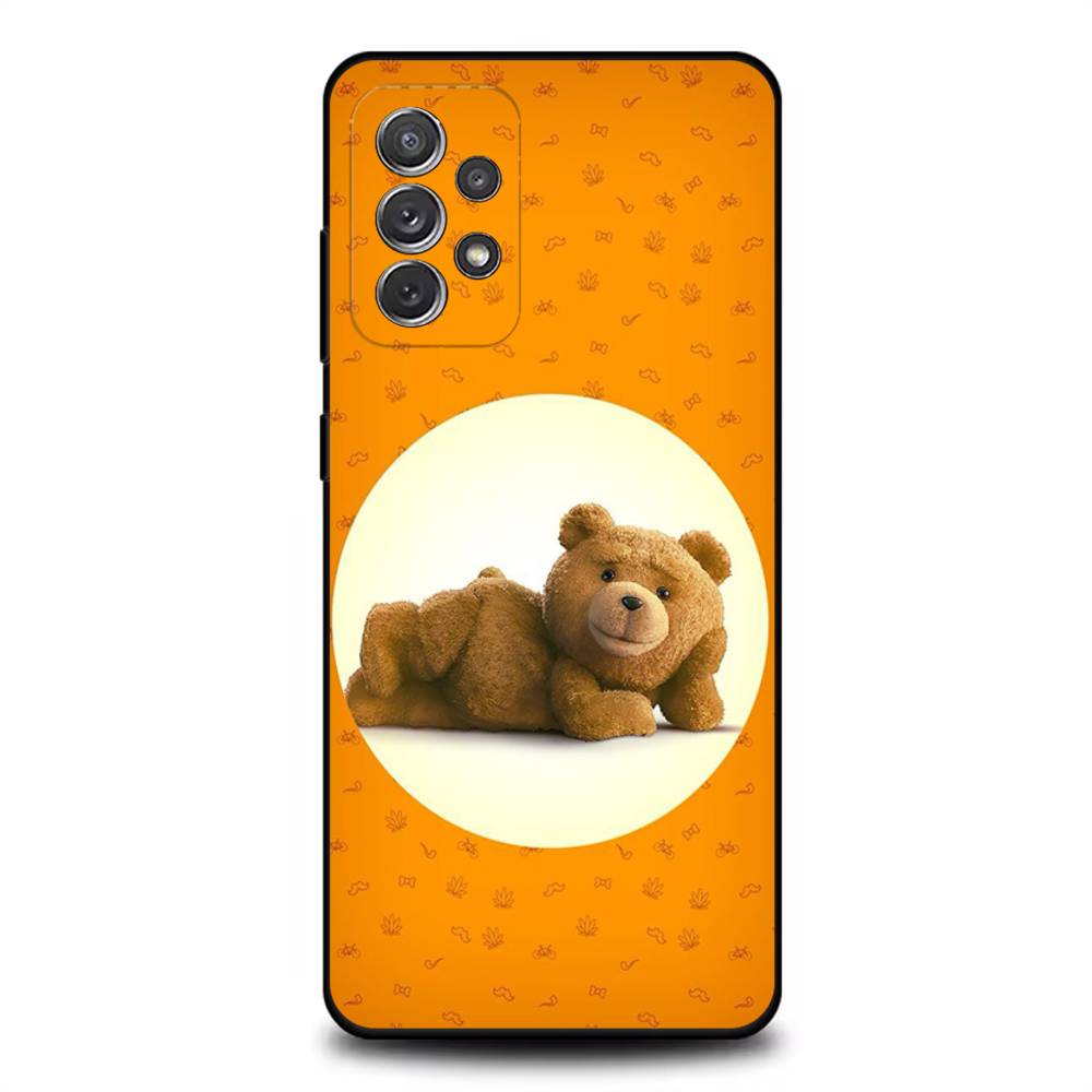 T-Teddy Bear Movie Ted Phone Case For Samsung S25,S24,S21,S22,S23,S30,Ultra,S20,Plus,Fe,Lite,Note,10,9,5G Black Cover Samsung S20lite5G
