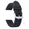 Silicone Waterproof Quick Release Watchband 18mm 20mm 22mm 24mm Black Green Rubber Strap for Seiko Soft Dustproof Watch Bracelet