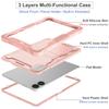 Luxury Hard PC Stand Back Case for Xiaomi POCO Pad Redmi Pad Pro 12.1" 2024 Tablet Cover Shockproof Shell for Redmi Pad 10.61" SE 11"