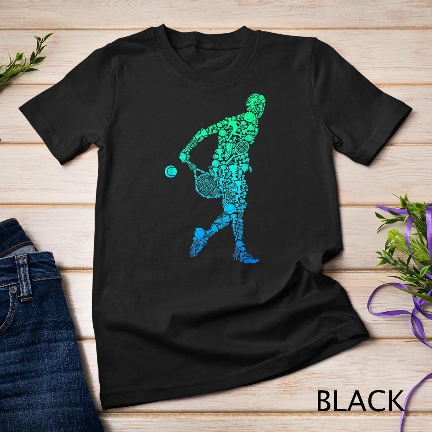 Tennis Player Youth Men Kids Boys T shirt S