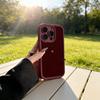 Simple Wine Red Bow Pattern Phone Case for Xiaomi Redmi Note 14 13 12 11 Pro Plus 4G 5G 12S 11S 10S 10 9 9S 14C 13C Cover