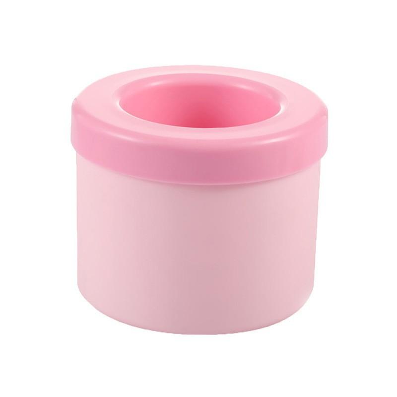 

Cylindrical Ice Grid Silicone Squeeze Ice Making Cup Household Easy Demoulding Ice Cube Mold Freezer Ice Bucket Ice Box розовый