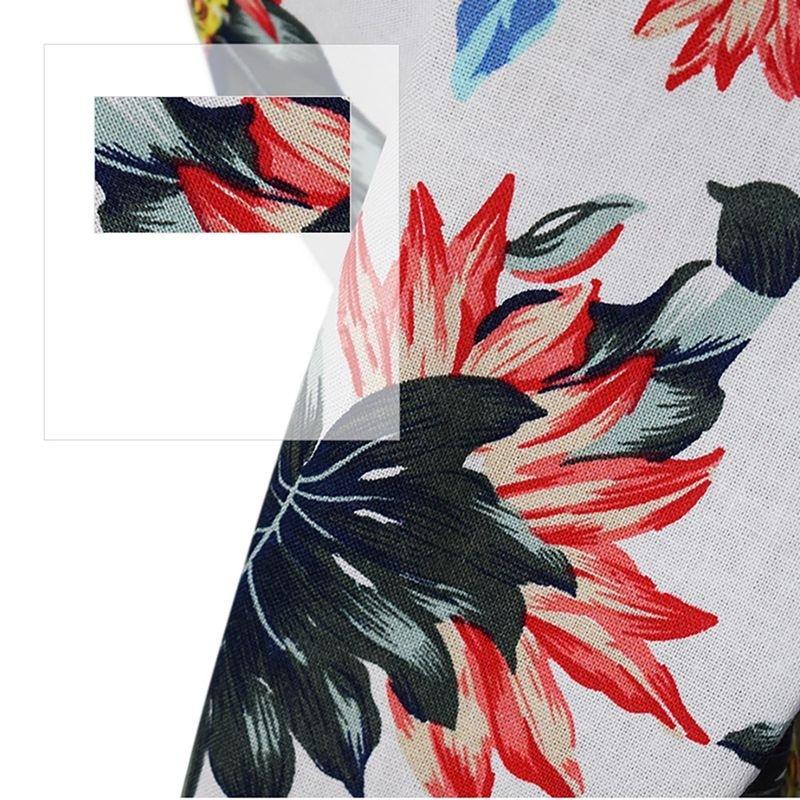 Haustier Chiffon Sommer Print Hemd Bequem und Atmungsaktiv Langlebig Waschbares Hemd