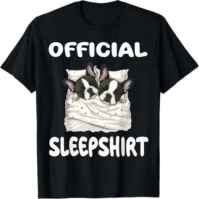 Boston Terrier Dog Official Sleepshirt Pajamas Nightgown T-Shirt