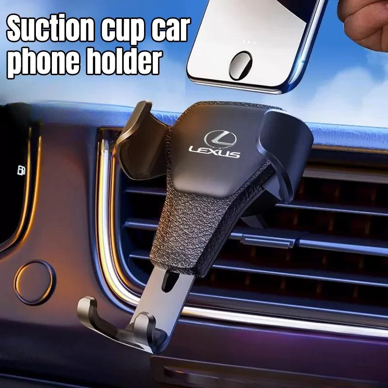 Schwerkraft Auto Halterung GPS Handy Halter Lüftungsklemme Montage Für Lexus GS IS LS500h ES260 ES300h RX350h NX260 UX260 RZ450e