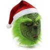 The Green Monster Mask Christmas Green Face Mask for Adults & Kids
