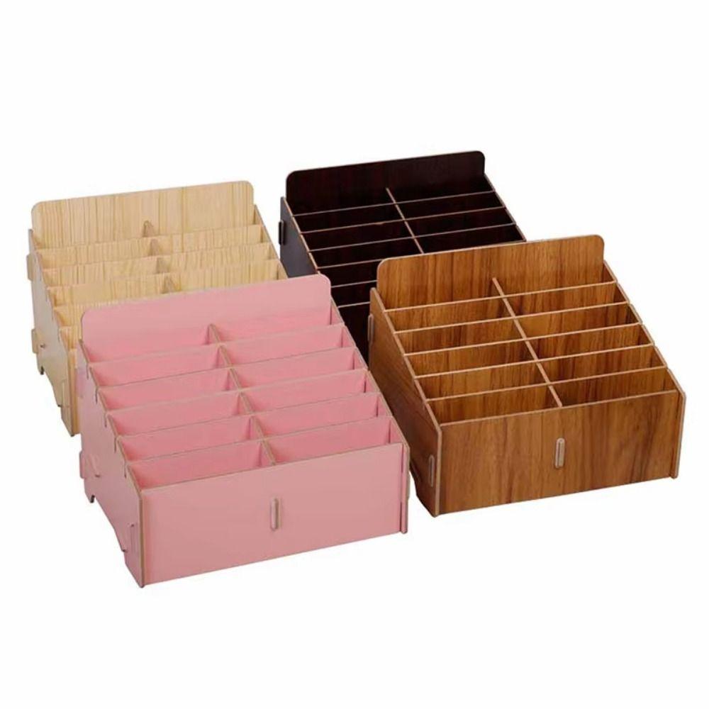 12/24/36 Grids Mobile Phone Storage Basket Desktop Storage Sorting Basket  Document Storage