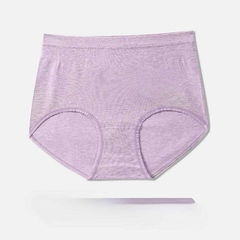 Fashion Summer Sexy Simple High Waist Underwear Comfortable Breathable Soft Skin Friendly Women's Triangle Panties