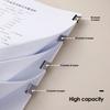 Paper Clip Pusher Set, No Hole Punching Clip Dispenser, Lightweight PC Plastic Shell Multiple Colors Office School Use