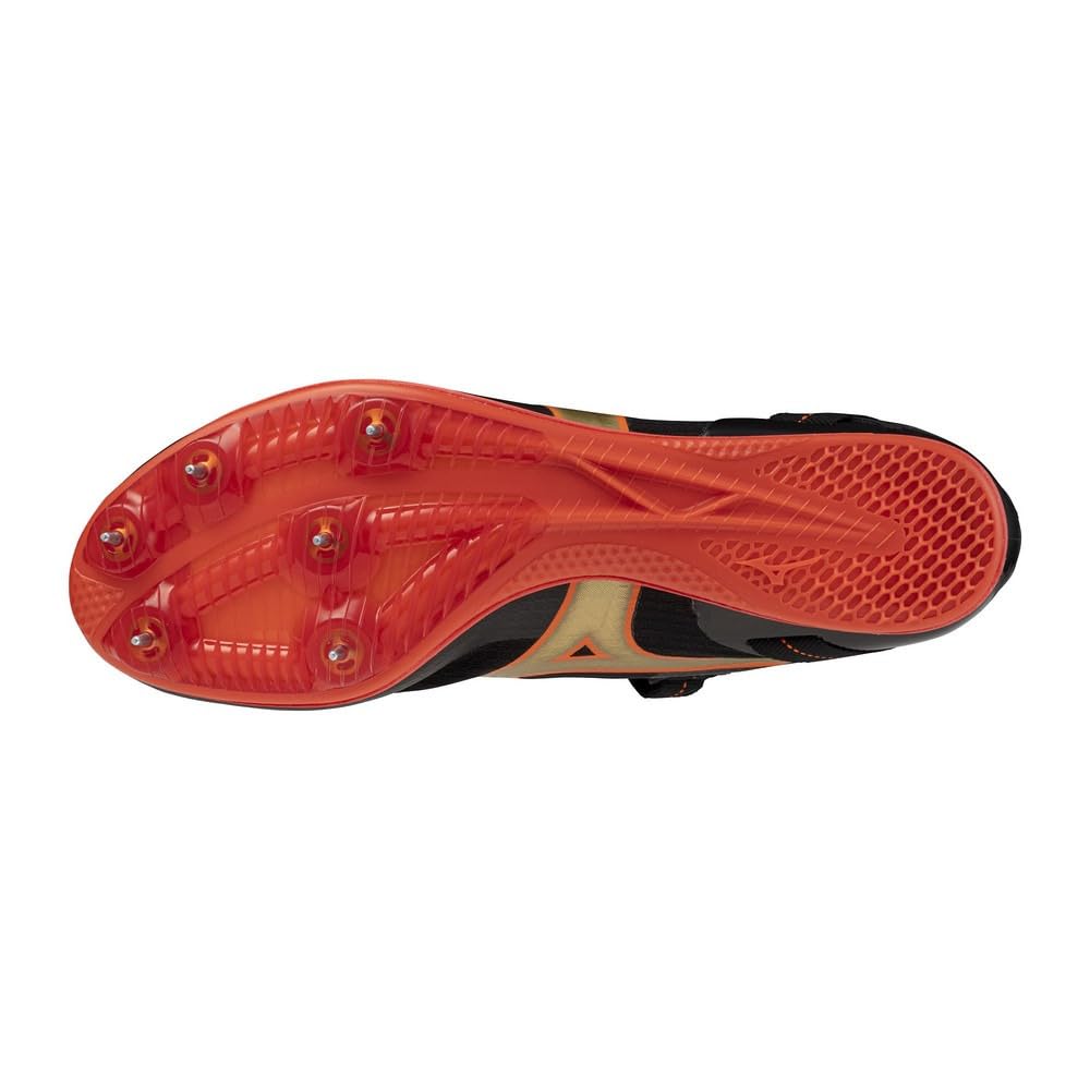 Mizuno Neo 2 NEO2 Track and Field Club Short Track and Field For Tracks Under Black X Gold X 2E X-Blast Shoes, Activities, Lightweight, Distance,