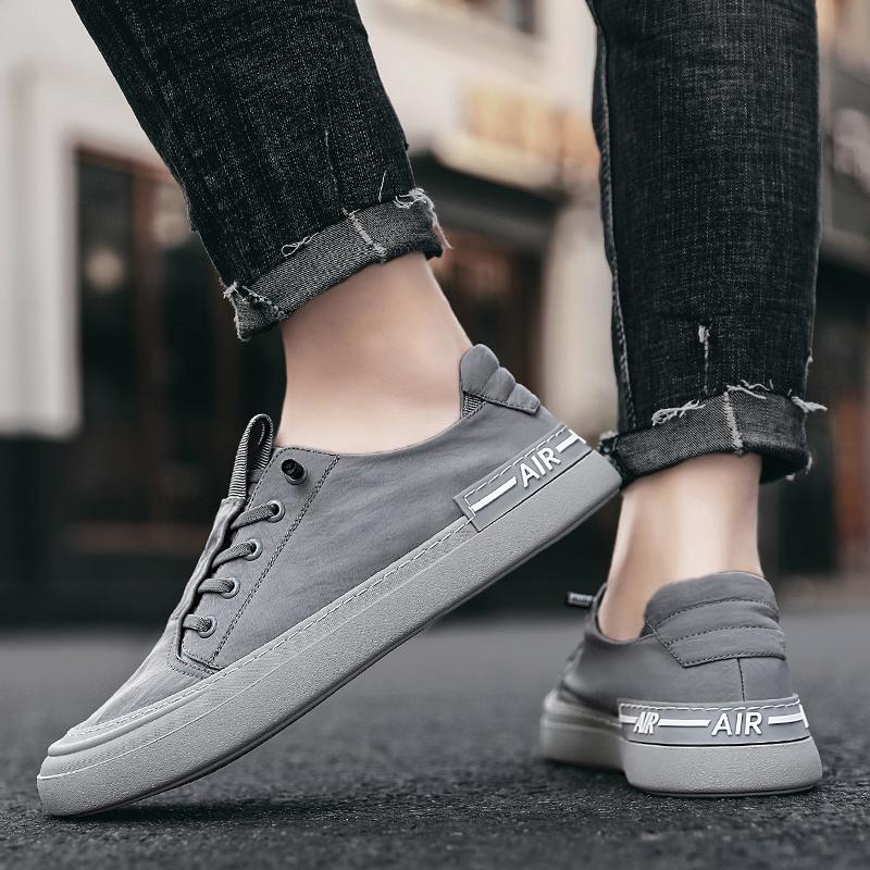 Модные летние мужские кроссовки из легкой шелковой ткани Ice — фото 7