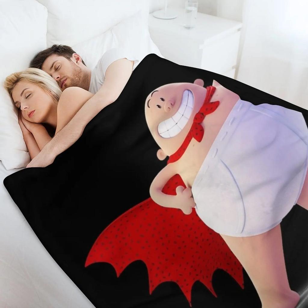 Gift Idea Captain Underpants Throw Blanket Stuffeds Blankets For Baby decorative Furrys Blankets