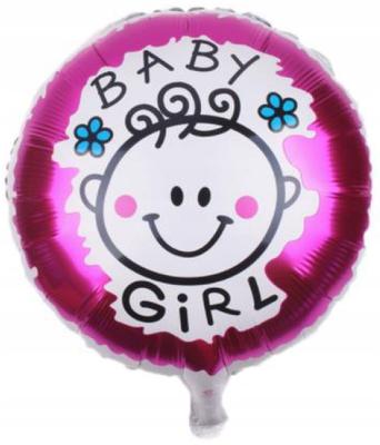 Balon Foliowy Baby Girl,18Cali, 1Szt.