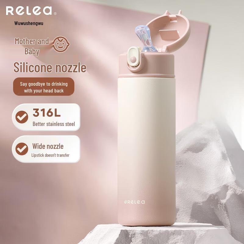 

Wushengwu Kids Insulated Straw Water Bottle