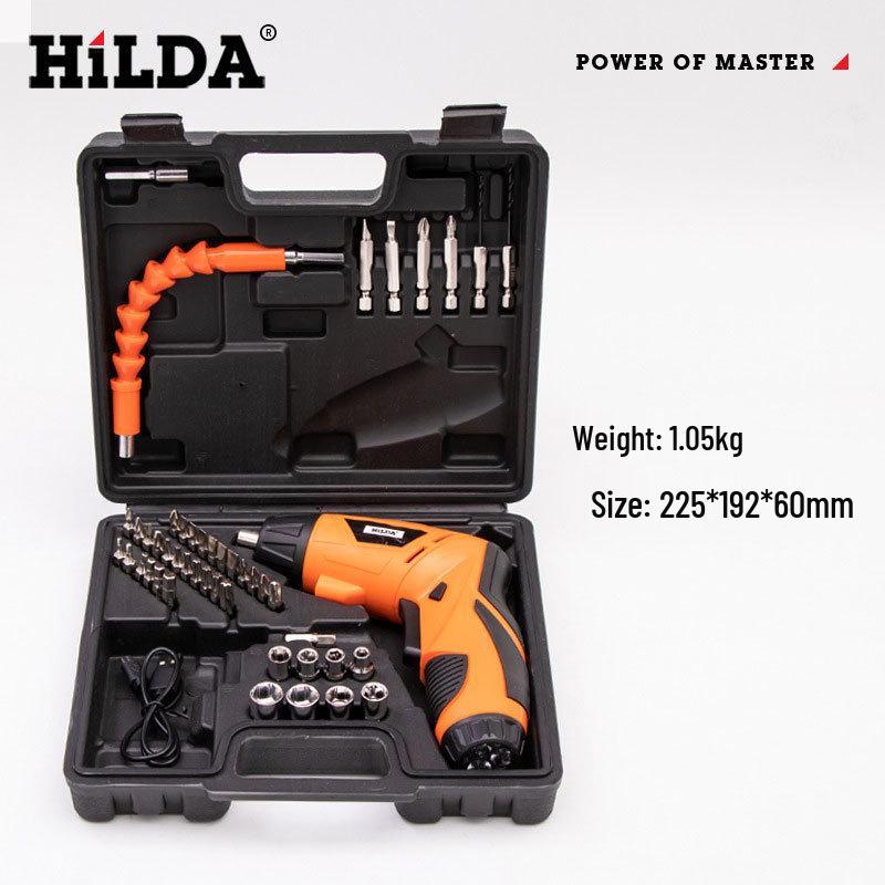 Multi-functional Electric Screwdriver & Drill Set for Household Use