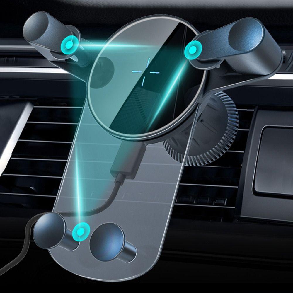 15W Wireless Charging Car Cell Phone Holder Bracket Universal Fast Charging Car Phone Holder Handsfree