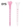 50Pcs Plastic Golf Tees High Durability Vibrant Color Easy To Use Compact Design Portable Golf Tees Accessories