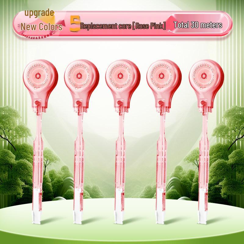 Portable Refillable Correction Tape Pen – Pen-Style, Large Capacity, Ideal for Students