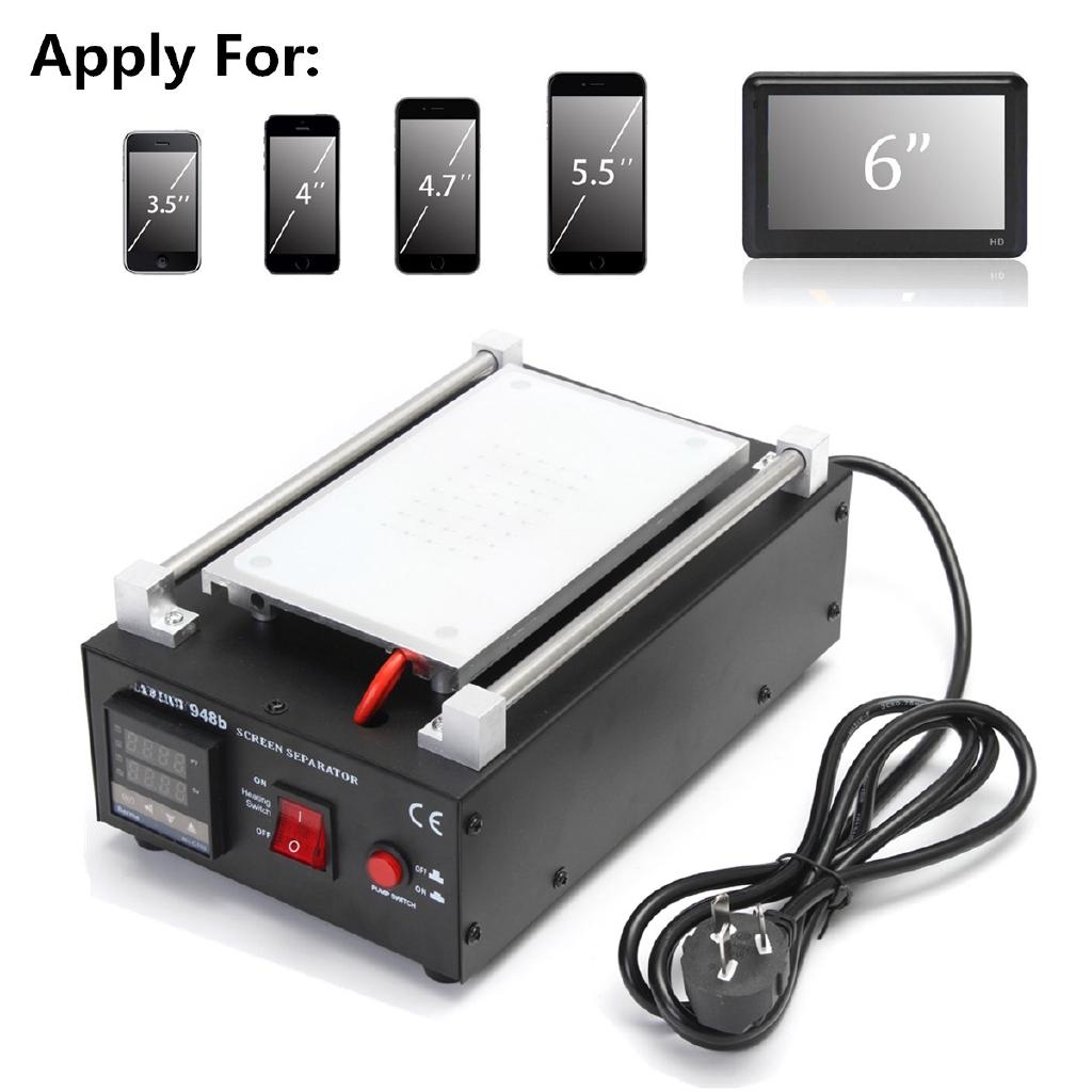 550W 7 Pompe per Vuoto Integrate Separatore Schermo LCD Riscaldamento Automatico Macchina per Riparazione Piastre di Copertura Diverse per Cellulare