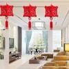 Waterproof Red Paper Lantern 3D Ornament Hanging Lanterns Lamp Chinese Style Lantern Party