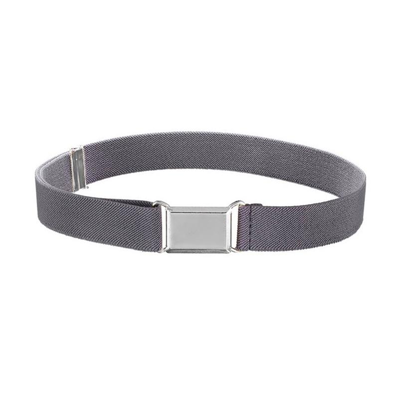 1pcs Kids Elastic Belts Boy Girl Adjustable Elastic Canvas Waistband Stretch Waist Belt With Buckle Student Belt Neutral Belts