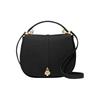 Kayla Brand Logo Cowhide Shoulder Bag Tote Bag Women's Black