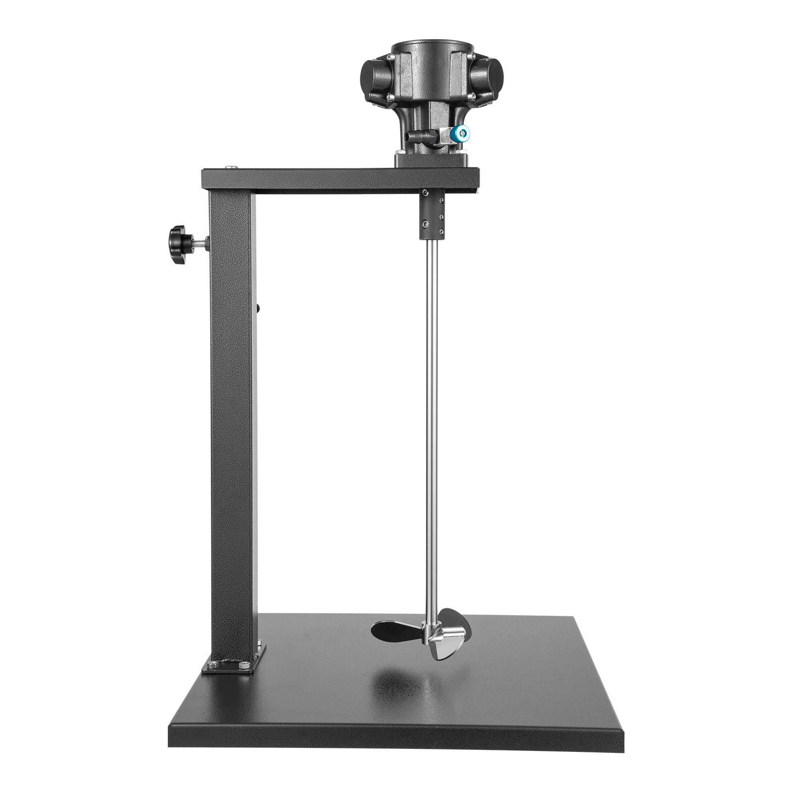 Pneumatic Paint Mixer Machine 5 Gallon Paint Mixer Stirring Tool 1/4HP Stainless Steel Cement Mixer Stand to Mix Paint US чёрный