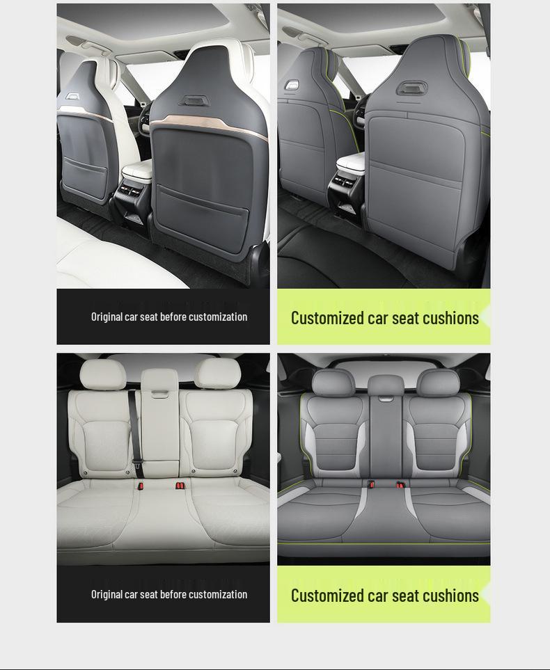 Lynk&Co 08 Seat Cover: 2025 Perf Leather, Breathable, Full Coverage, for 120km Long-Range Pro Model
