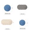 Nordic Style Round Fabric Coaster Set For Home Dining And Tea Cup Protection