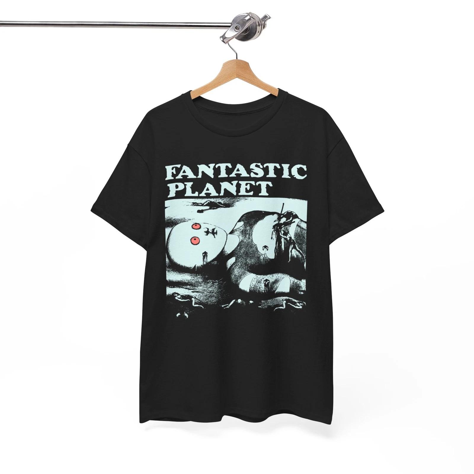 

Fantastic Planet Shirt, French Retro Vintage Animated Sci-Fi Unisex T-Shirt XL