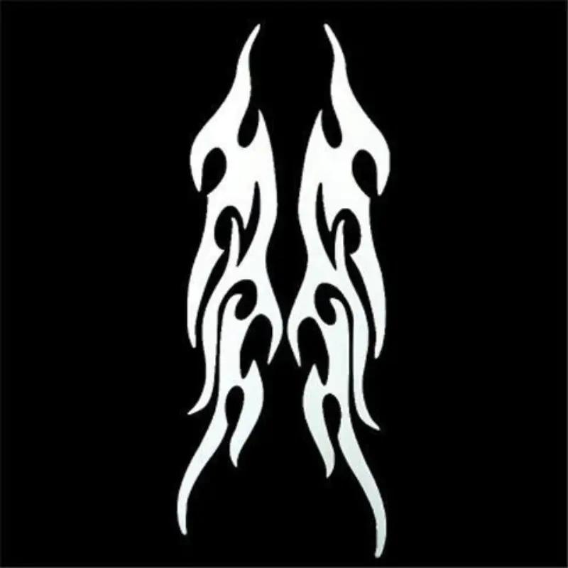 Car Sticker Modified Flame Bumper Hood Rearview Mirror Head Cover Stickers Cover Scratches Motorcycle Decals Car Decorative