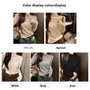 Korean-style gentle solid color long-sleeve knit sweater 2026 spring and autumn new soft and cozy inner layer warm base top for women
