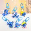Lilo & Stitch Toys Keychian Anime Pendant Resin Keychain Cute Doll Couple Bag Ornament Car Keyring Girl Birthday Gift