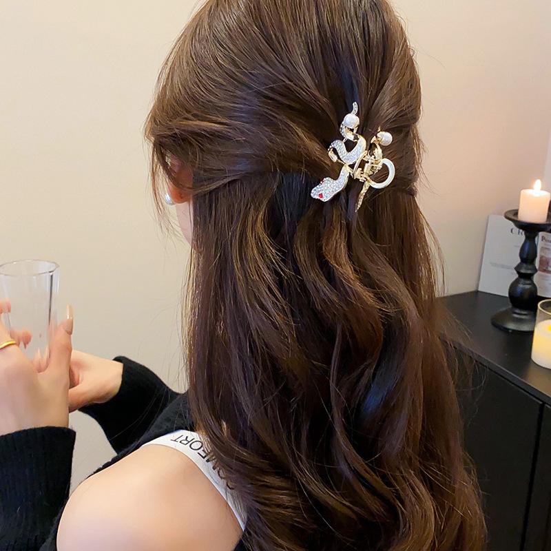 Holiday style retro silver diamond-encrusted wind fringed hair accessories ethnic style bangs hairpin BB clip headgear travel
