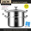 Lijia 316 Stainless Steel Multi-Purpose Pot
